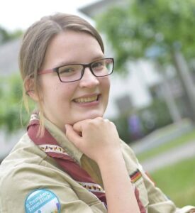 Denja Otte in uniform